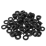 Fenteer 100個入り　シリコンフラットガスケット　Oリング　シリコンワッシャー　無毒　無臭　高品質　全2サイズ - 3/4インチ
