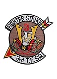 自衛隊グッズ ワッペン パッチ 第3飛行隊 兜武者 百里基地 F2 空自 ミリタリー ワッペン パッチ 茶色 航空自衛隊 メンズ PA40-TZ ブラウン