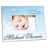 Personalized My Little Angel Blue Printed Frame by GiftsForYouNow
