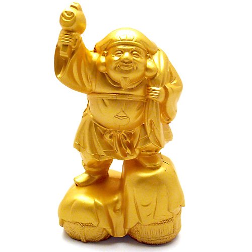 滝田商店ブランド 開運招福七福神・大黒天 (高さ8.8cm×巾5cm)【牧田秀雲作】◆商売繁盛・無病息災・福徳・福運・厄除け【滝田商店発行 証明書付】 滝田商店ブランド 開運招福七福神・大黒天 (高さ8.8cm×巾5cm)【牧田秀雲作】◆商売繁盛・無病息災・福徳・福運・厄除け【滝田商店発行 証明書付】