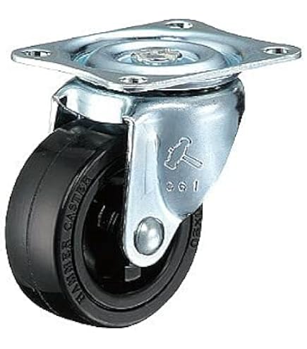 Amazon.co.jp: Gシリｰズ旋回式ゴム車輪 75mm 440G-R75 : DIY・工具 