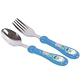 GUAngqi Cartoon Design Kids Cutlery Child Faltware Baby Spoon and Fork Set by Gu Angqi