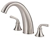 Danze D303656BNT Bannockburn Roman Tub Faucet Trim Kit, Brushed Nickel (Valve Not Included) [並行輸入品]