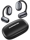 Monster 完全オープンイヤー ワイヤレスイヤホン Bluetooth 耳掛け式 空気伝導 5.4+EDR 16mmドライバー 35時間再生 IPX6防水 4g超軽量