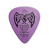 【正規品】 ERNIE BALL 9193 ギターピック PURPLE EVERLAST ティアドロップ 1.0mm デルリン パープル 12枚 パック