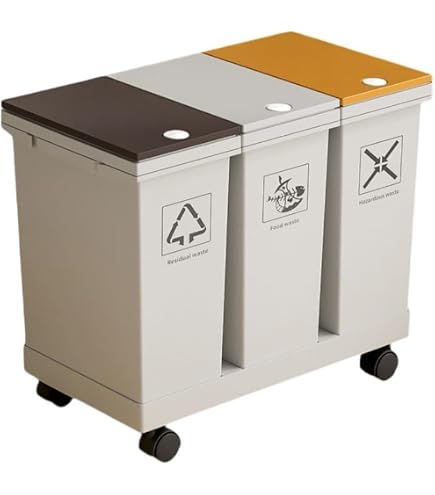 Amazon.co.jp: KAWAJUN (カワジュン) 分別ごみ箱 100L ［ W84cm×D65cm