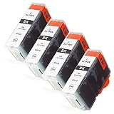 Canon キャノン BCI-9(BK)【4本セット】 最新 互換 インクカートリッジ 《ICチップ搭載・残量表示対応》 9 9BK (対応機種: PIXUS MP970 / MP960 / MP950 / MP830 / MP810 / MP800 / MP610 / MP600 / MP500 / MX850 / iP7500 / iP5200R / iP4500 / iP4300 / iP420 )【STAR JET製】