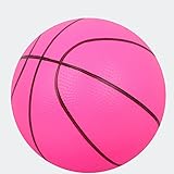 Seliyi キッズ　プラスチック製　ビーチ　プール　ボール　インフレータブル　ブローアップ　バスケットボール　子供　玩具　ギフト　全3色選べる - ピンク