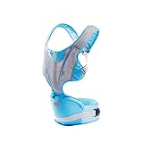 Jelinda(JP)　ベビーキャリア　抱っこひも　お出かけ　便利　快適　baby Carrier (青)