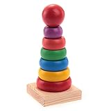 カラフルな木のおもちゃベビー子供子ども学習ギフト DIY の教育オープン知能玩具 (カラフルな木のおもちゃ)