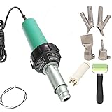H&Bツール ライスター 溶接機 溶着熱風機 ヒートガン ホットエアーガン ヒーティングガン ヒーティングツール 内装用 手持ち 静電気防止設計 携帯型 スピードノズル ポータブル ミニ 温度調節可能