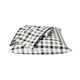 Circo Gingham Sheet Set Navy Blue/gray Full Double [並行輸入品]