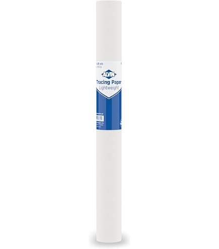 Trace Paper Pacific Arc Tracing Paper Roll - White 14 Inch X 50 Yards ...