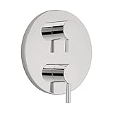 American Standard T064740.295 Serin Two Handle Thermostat Trim Kit with Separate Volume Control, Met