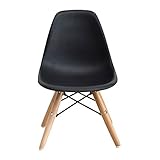 快適ホームズ キッズイームズチェア Aタイプ ブラック EA-005BK