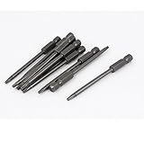 uxcell　トルックスドライバービット　T10ドライバービット　75mm長　2.74mmチップダイヤ　六角シャンク　10個
