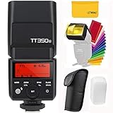 技適マーク付き&日本語説明書付 GODOX TT350S カメラフラッシュ 内蔵2.4Ｇ 高速1/8000s GN36 TTL オートフラッシュ SONY 一眼レフカメラとSONY 一眼レフカメラに適用 対応機種a7RII,a7R,a58,a99,ILCE6000L,a77II,RX10など [並行輸入品]
