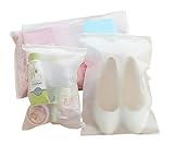 (Medium) - 5Pcs Portable Waterproof Cosmetic Pouch Case Travel Storage Luggage Shoes Clothes Suit Ma