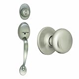 Design House 753533 Coventry 2-Way Latch Entry Door Handle Set with Knob, Handle and Keyway, Adjusta