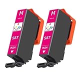 SAT 互換インクカートリッジ SAT-6CL SAT-M (マゼンタ)2本セットさつまいもサツマイモプリンターインク 増量対応機種：EP-712A 713A 714A 715A 812A 813A 814A 815A