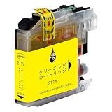 ブラザー用 LC211 LC211-4PK 洗浄カートリッジ 洗浄液 LC211Y イエロー 1個入 インク目詰まり・カスレ解消 対応機種:MFC-J737DN DCP-J963N DCP-J562N DCP-J567N DCP-J762N DCP-J567N MFC-J880N MFC-J730DN/DWN など