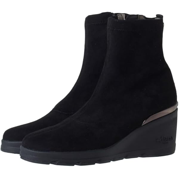 Amazon | [ダイアナ] ショートブーツ 日本製 黒 ブラック 23.0cm