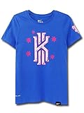 (Nike)ナイキ キッズ/ガールズ "カイリー・アービング" Kyrie Tシャツ (キッズサイズ：S, 青白ピンク) [並行輸入品]