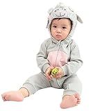 Cuteshower ハロウィン衣装 子供 ゾウ 着ぐるみ ベビー カバーオール 動物服 出産祝い 80