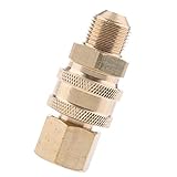 F Fityle 真ちゅう 圧力ワッシャー ホースアダプター クイックコネクタ カプラー 全6サイズ選択　　 - E