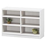 白井産業 【SHIRAI】 タナリオ オープンラック ホワイト TNL-6087WH