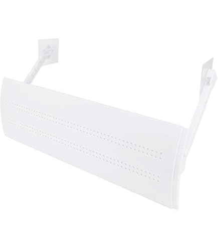 MDYHY Air Conditioner Deflector AC Compressor Baffle Wind Guide Cover, Air Outlet Anti-Direct Blowing Louvers Baffle Protection Fence Screen, Stainless Steel Outdoor Ac Heat Pump Defender Grilles