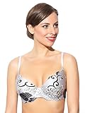 Rosme 女性用 パット入りブラジャーとともに取り外し可能肩紐、コレクション Seamless Shiny Print、サイズ 75B
