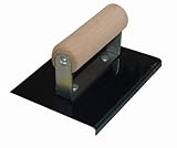 Bon 22-936 9-Inch by 6-Inch Blue Steel Sidewalk Edger with 3/8-Inch Radius and 1/2-Inch Lip with Woo