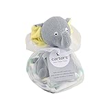 Carters Elephant Bath Toy and Washcloths [並行輸入品]