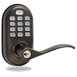 Yale Real Livingキーレスプッシュボタンレバーロックでサテンニッケル YRL210-NR-0BP 1