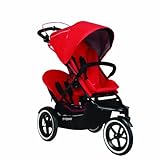 【並行輸入品】Phil&Teds フィル&テッズ Navigator ナビゲーター ダブルストローラー 二人用 ベビーカー チェリー+NONOKUROオリジナルハンドタオルセット