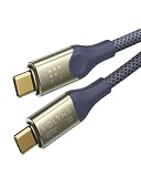 VOLTME USB Type-C ケーブル 240W/5A超急速充電 【8K@60Hz 映像出力】40Gbps 高速データ転送 USB C to USB C ケーブル 断線防止 ナイロン編み PD3.1 EPR タイプc ケーブル USB4 Gen3 e-marker 内蔵 iPhone16/15シリーズ、 MacBook、iPad、Xperia、Switch、Galaxy等USB C機種対応