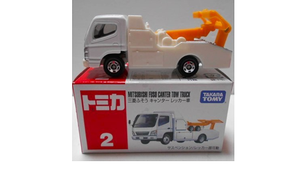 Amazon トミカ 三菱キャンター レッカー車 ミニカー ダイキャストカー おもちゃ