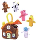 RUSS 布製知育玩具・指人形・アニマルハウス