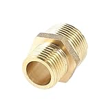 uxcell　六角削減ブッシング　燃料パイプ　フィッティングアダプタ　オス－オス 20 x 25mm M/M