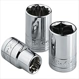 SK Hand Tool 40907 6 Point 7/32-Inch Standard Drive Socket, 1/4-Inch, Chrome [並行輸入品]