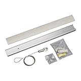 福井金属工芸ピクチャー レールRAILSUNCOLORS Aセット 木目調ホワイト 65cm RC65A-1 額を飾るのに便利