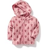 オールドネイビー OLD NAVY/ パターンマイクロフリースフード ピンクプリント アウターパーカー 0～3ヶ月【並行輸入】