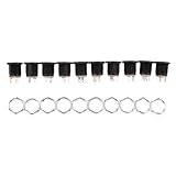 Sharplace 約5.5×2.1mm　 DC　電源　ジャックソケット　メス　パネル　マウント　コネクタ　
