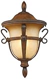 Kalco 9390MB Wall Lanterns with Meringue Glass Shades, Matte Black Finish [並行輸入品]