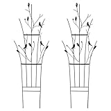 SINAPP トレリス バード アンティーク 間仕切り アイアン 花壇 完成品 高さ 180cm SIK2113 ２枚組