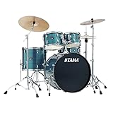 TAMA タマ Imperialstar 22"BDスタンダードサイズ シンバル付き 一括ドラムセット "ヘアライン・ブルー" IP52H6RC-HLB