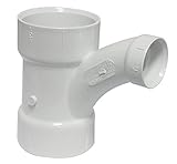 Canplas 194326 PVC DWV Long Turn TY, 3 x 3 x 1.5-Inch, White [並行輸入品]