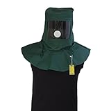 フルフェイス 【 防塵フード 頭からすっぽりかぶるタイプ 】 防じん マスク ダスト ゴーグル 粉塵 塗装 研磨 サンドブラスト サンダー 電動工具 作業 用 プロテクター フェイス ガード ( フル