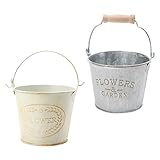 Homyl メタル　鉄芸　花瓶　ポット　吊り掛け　造花入れ　ガーデン装飾　家庭用　卓上　写真道具　　2個入り　全２種類 - ＃１